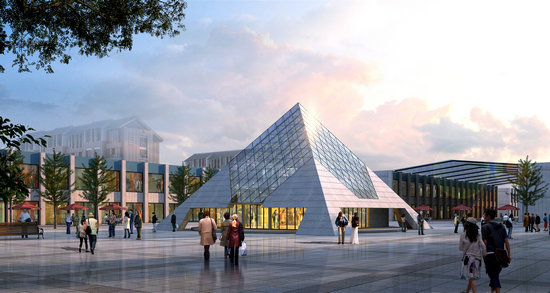 丽水金字塔网架