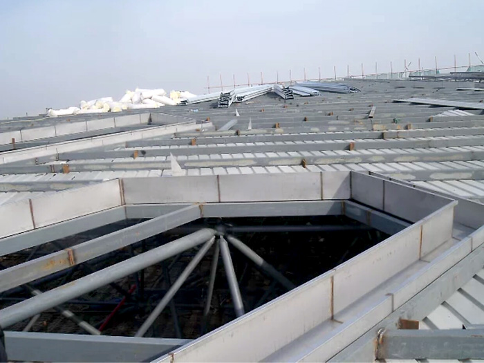 丽水安吉县体育馆网架