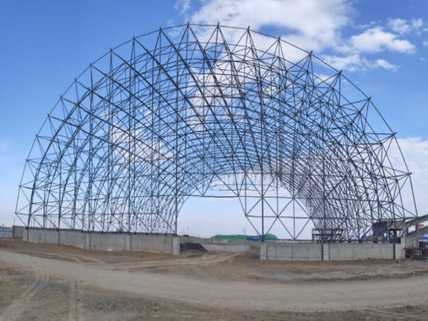 丽水体育场网架结构